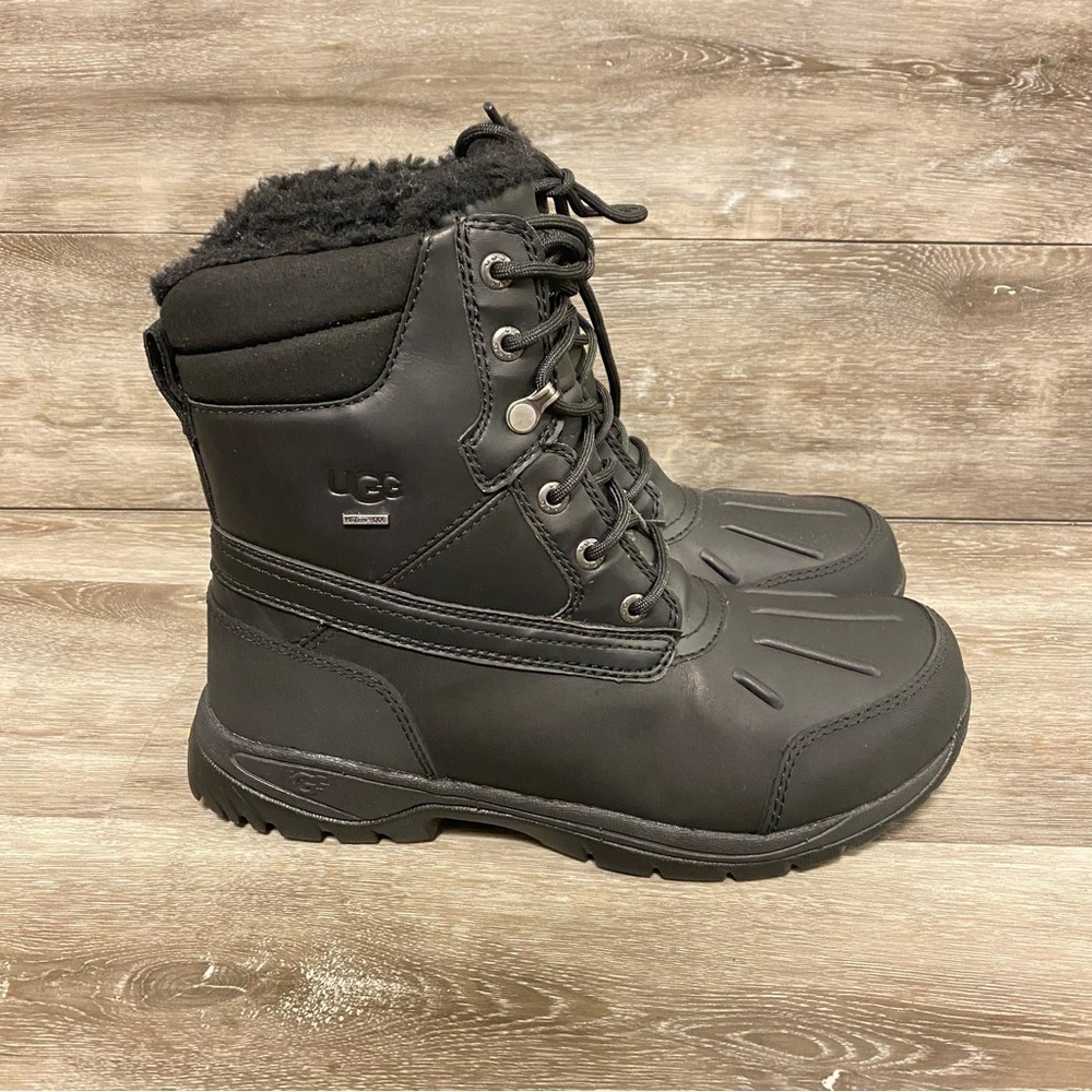 UGG | Men’s Felton Waterproof Snow Boots Black Size 9 NEW - Picture 6 of 10